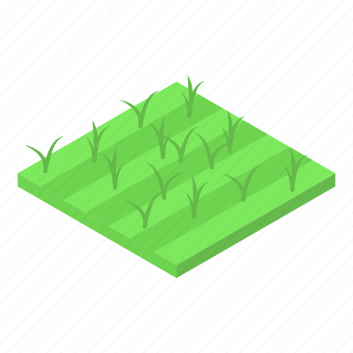 Park, grass, isometric icon - Download on Iconfinder