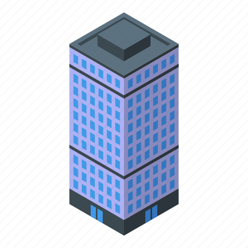 Business, city, center, isometric icon - Download on Iconfinder
