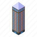 business, city, tower, isometric