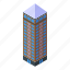 business, city, tower, isometric 