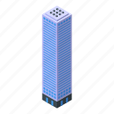city, skyscraper, isometric