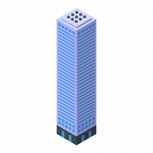 City, skyscraper, isometric icon - Download on Iconfinder