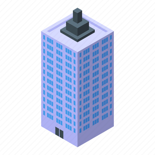 Urban, cityscape, isometric icon - Download on Iconfinder