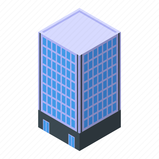 Company, building, isometric icon - Download on Iconfinder