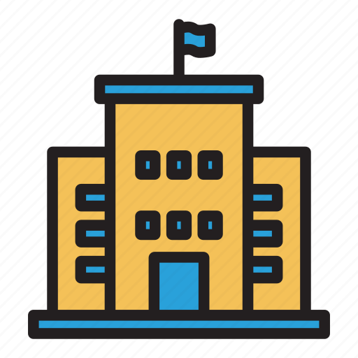 Building, city, education, learning, school icon - Download on Iconfinder
