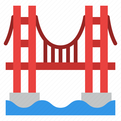 Bridge, river, building, city icon - Download on Iconfinder