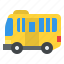 bus, transportation, road, vehicle