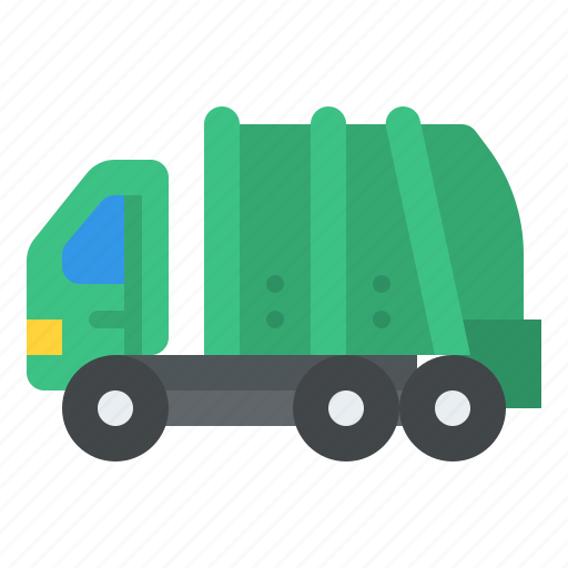 Garbage, truck, vehicle, lorry icon - Download on Iconfinder