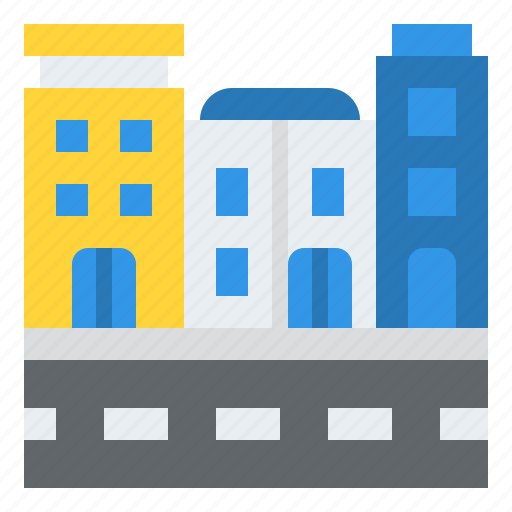Street, building, road icon - Download on Iconfinder