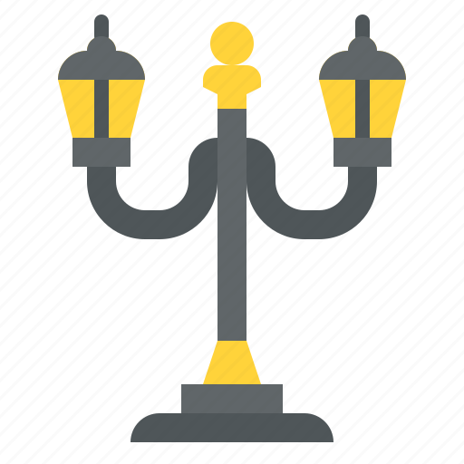 Streetlamp, light, pole, lamppost icon - Download on Iconfinder