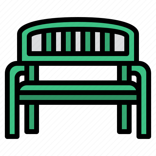 Chair, bench, rest, area icon - Download on Iconfinder