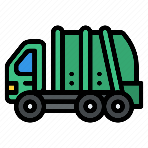 Garbage, truck, vehicle, lorry icon - Download on Iconfinder