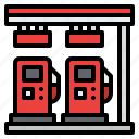 gas, station, selling, fuel, petrol