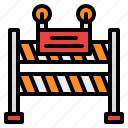 construction, barrier, safety, road
