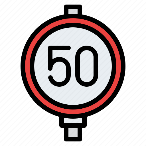 Speed, limit, city, sign icon - Download on Iconfinder