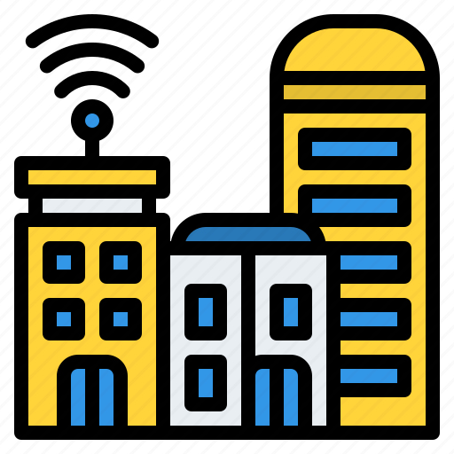 Wifi, city, building icon - Download on Iconfinder