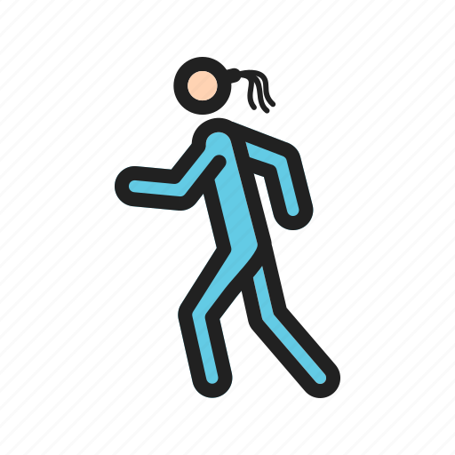 Marathon, road, run, runner, running, sport, young icon - Download on Iconfinder