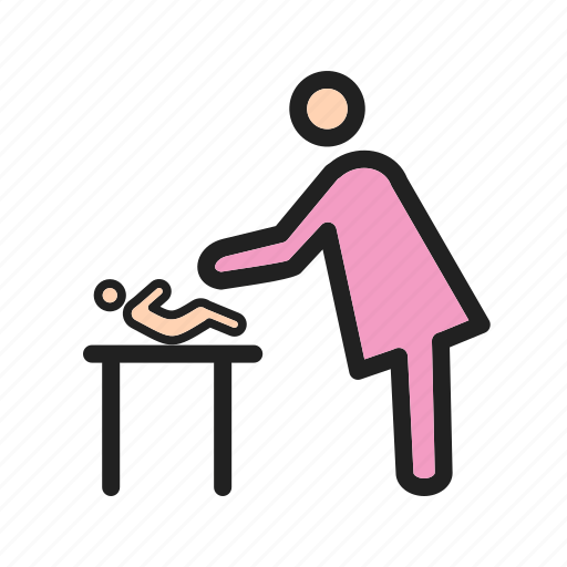 Baby, care, child, dressing, infant, mother, newborn icon - Download on Iconfinder