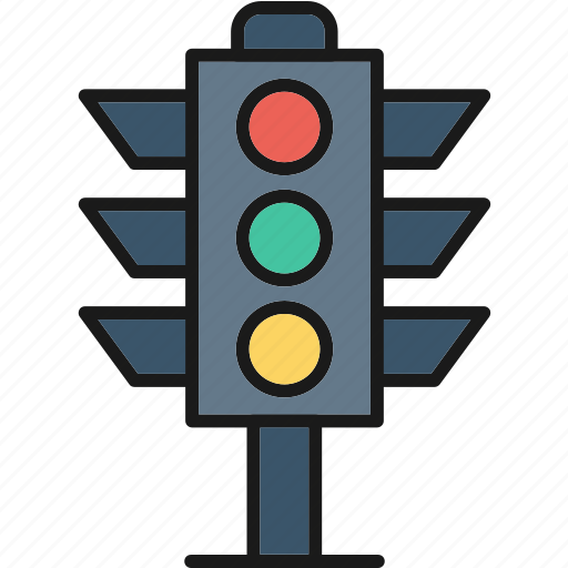 Traffic, light, semaphore, transportation, transport, city icon - Download on Iconfinder