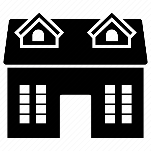 Building, farmhouse, glyphs, home, real estate icon - Download on Iconfinder