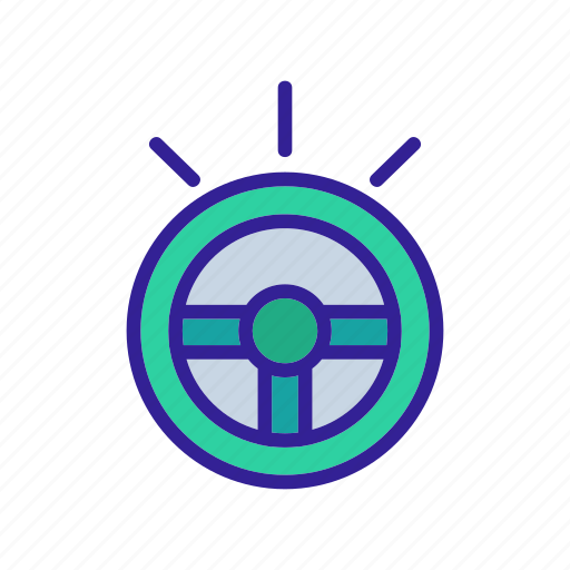 City, noise, rattle, sounds, steering, warning, wheel icon - Download on Iconfinder