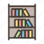book shelf, book, library, education, shelf 