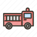 fire truck, rescue, emergency, transport, delivery