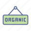 organic, food, hanger, vegetable, market, grocery, shopping 