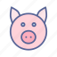 pork, pig, livestock, farm, cattle 