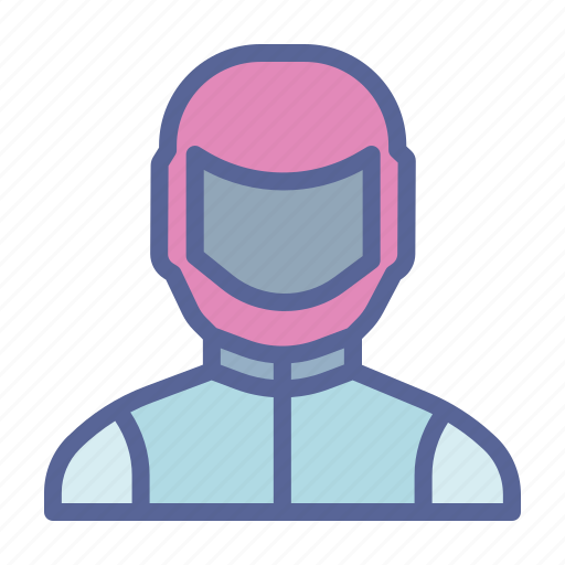 Biker, racer, motorcyle, rider, helmet, jacket, gear icon - Download on Iconfinder