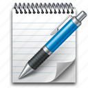 pen, notepad, writing, edit, write, document