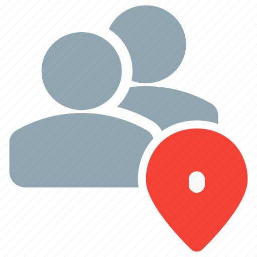 Multiple, user, location, maps, pin icon - Download on Iconfinder