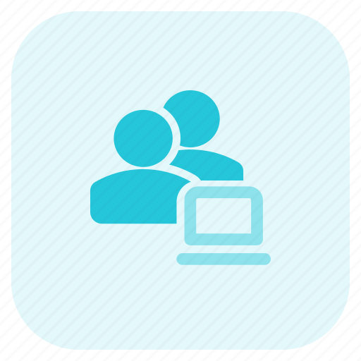 Multiple, user, laptop, technology, gadget icon - Download on Iconfinder