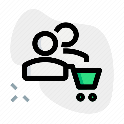 Multiple, user, cart, trolley icon - Download on Iconfinder