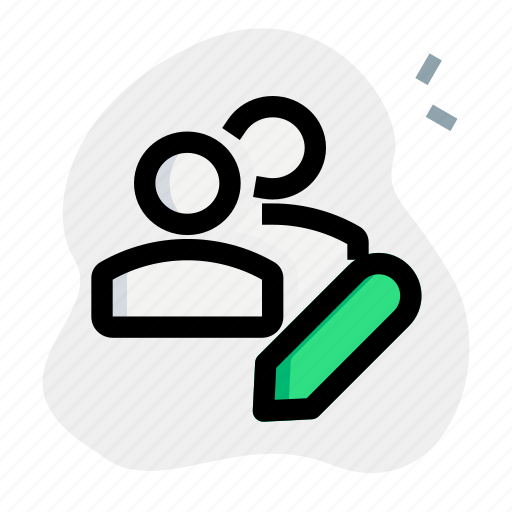Multiple, user, edit, pencil icon - Download on Iconfinder