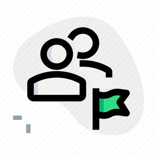 Multiple, user, flag, marker, banner icon - Download on Iconfinder