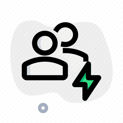 Multiple, user, flash, electricity icon - Download on Iconfinder