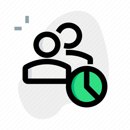 Multiple, user, graph, pie diagram icon - Download on Iconfinder