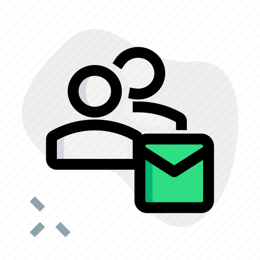Multiple, user, mail, envelope icon - Download on Iconfinder