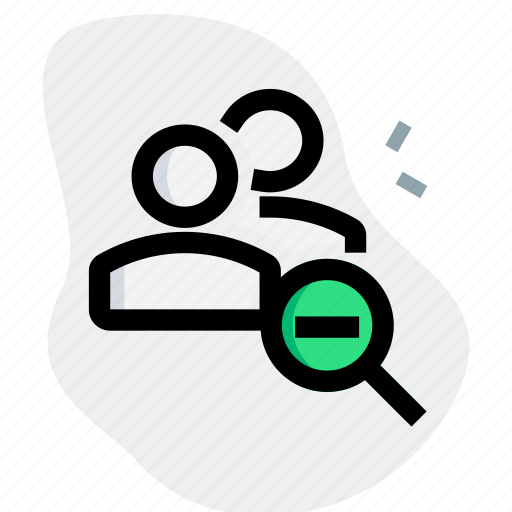 Multiple, user, zoom, out, magnify icon - Download on Iconfinder