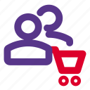 multiple, user, cart, shopping