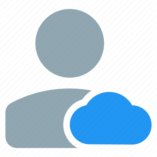 Single, user, cloud, data, technology icon - Download on Iconfinder