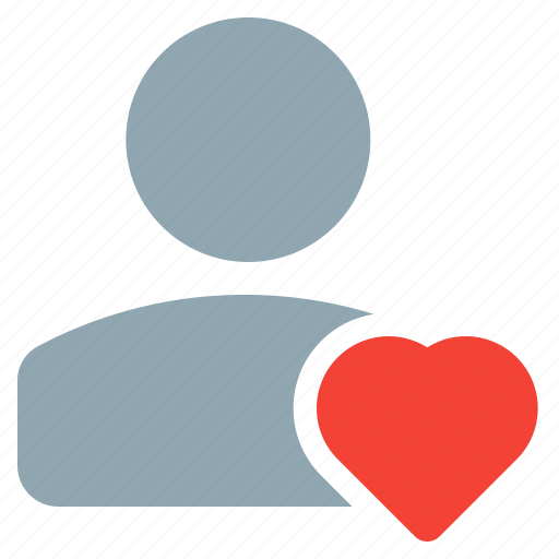 Single, user, love, classic, heart, shape icon - Download on Iconfinder