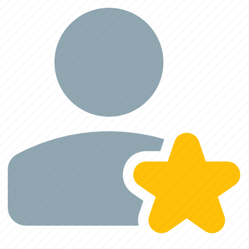 Single, user, star, rating icon - Download on Iconfinder