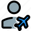 single, user, flight, aeroplane 