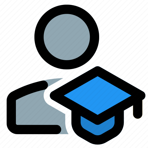 Single, user, graduate, study icon - Download on Iconfinder