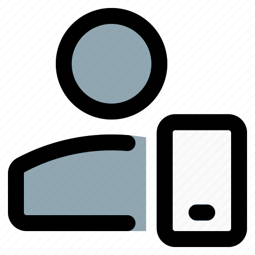 Single, user, smartphone, mobile phone icon - Download on Iconfinder