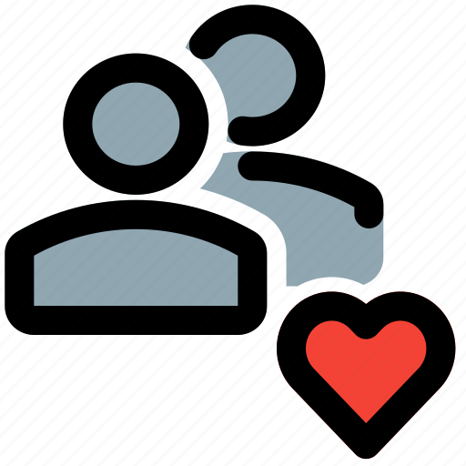 Multiple, user, heart, shape icon - Download on Iconfinder