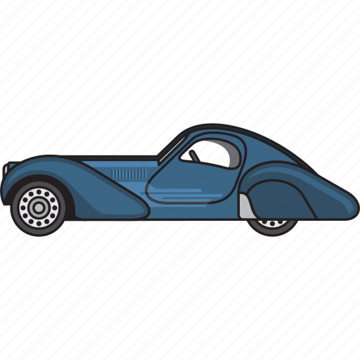 Cars, classic, filled, outline, retro, side view, vintage icon - Download on Iconfinder