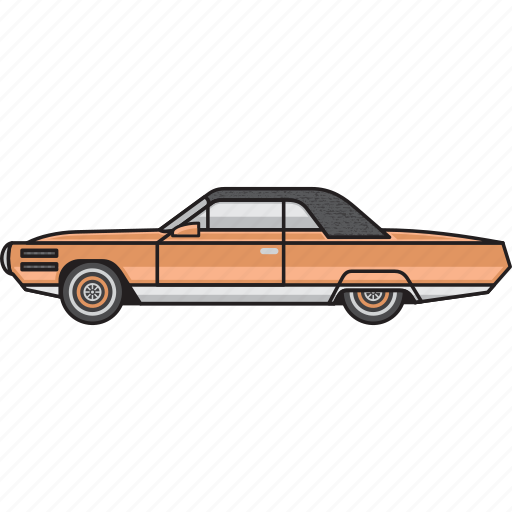 Cars, classic, filled, outline, retro, side view, vintage icon - Download on Iconfinder